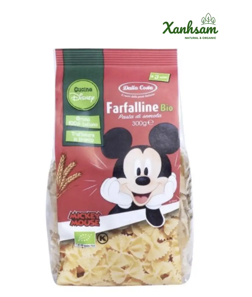 NUI NƠ Pastina hữu cơ 400gr – EU Organic – Dalla Costa – Italy