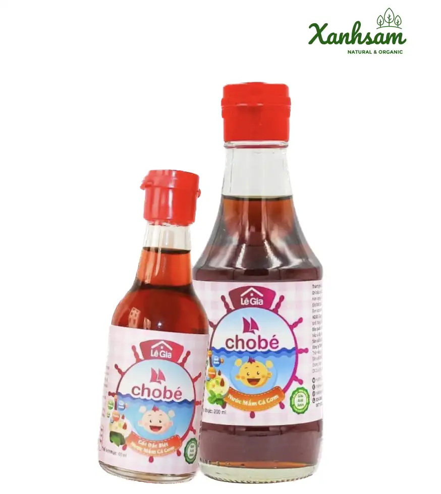 Nước mắm CÁ CƠM truyền thống CHO BÉ – Lê Gia – Thanh Hóa – 200ml